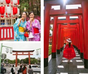 shakti yoga method japan retreat kimono and torii